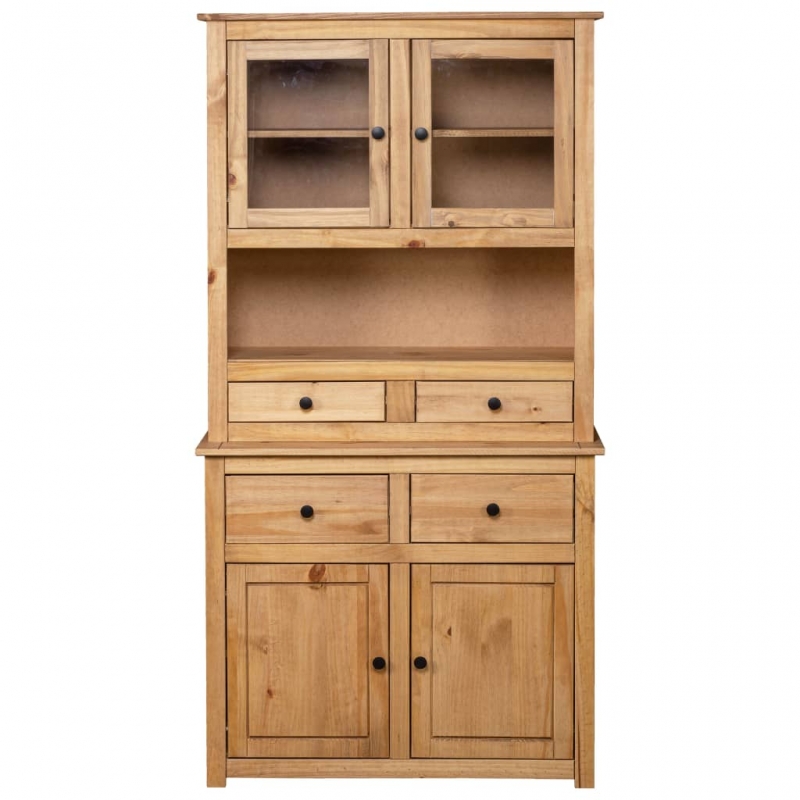 Highboard 93x40,5x180 cm Kiefernholz Panama