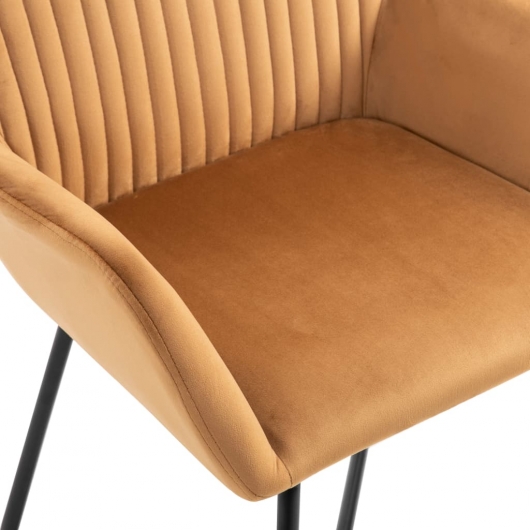 Esszimmerstühle 6 Stk. Creme Samt