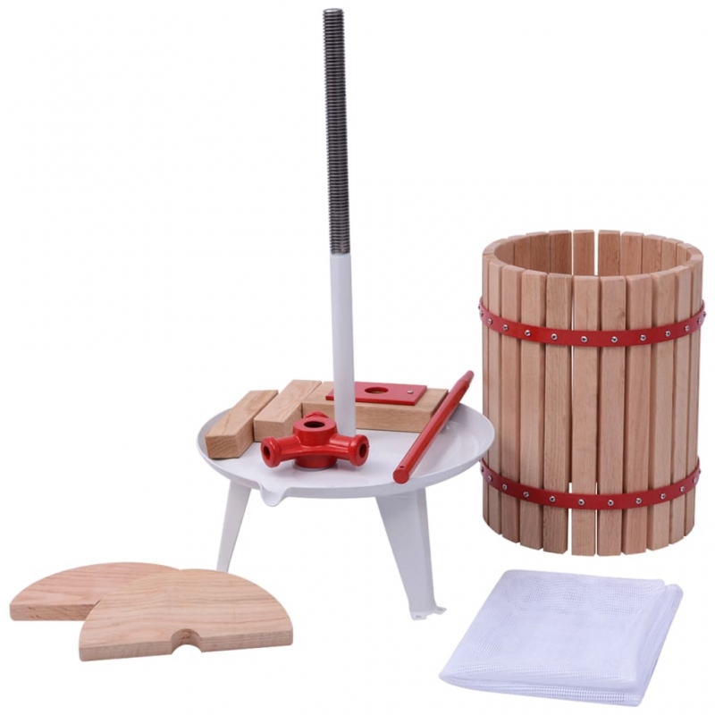 2-tlg. Obst- & Weinpresse und Mühle-Set