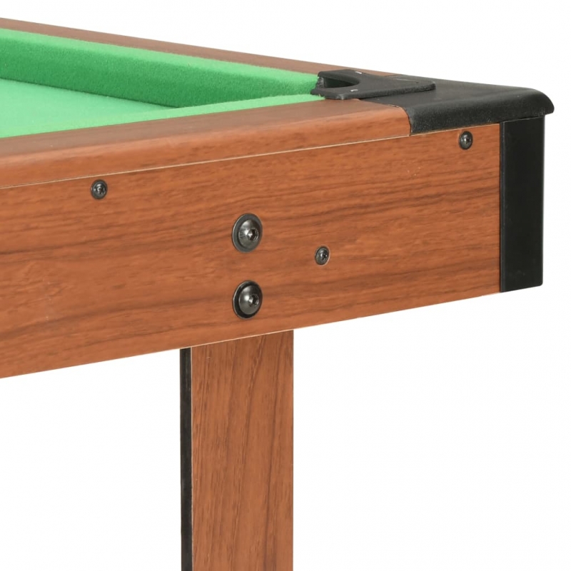 Billardtisch 4 Fuß 122×61×76 cm Braun