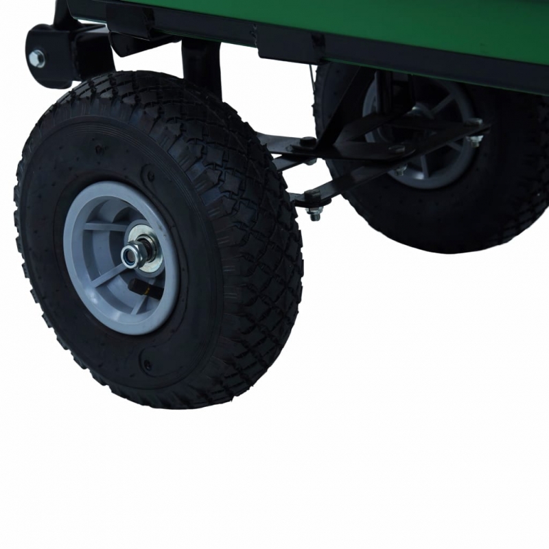 Garten-Kippwagen 300 kg 75 L Grün