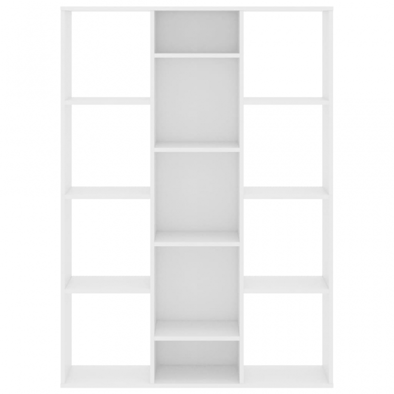 Raumteiler/Bücherregal Weiß 100x24x140 cm Holzwerkstoff