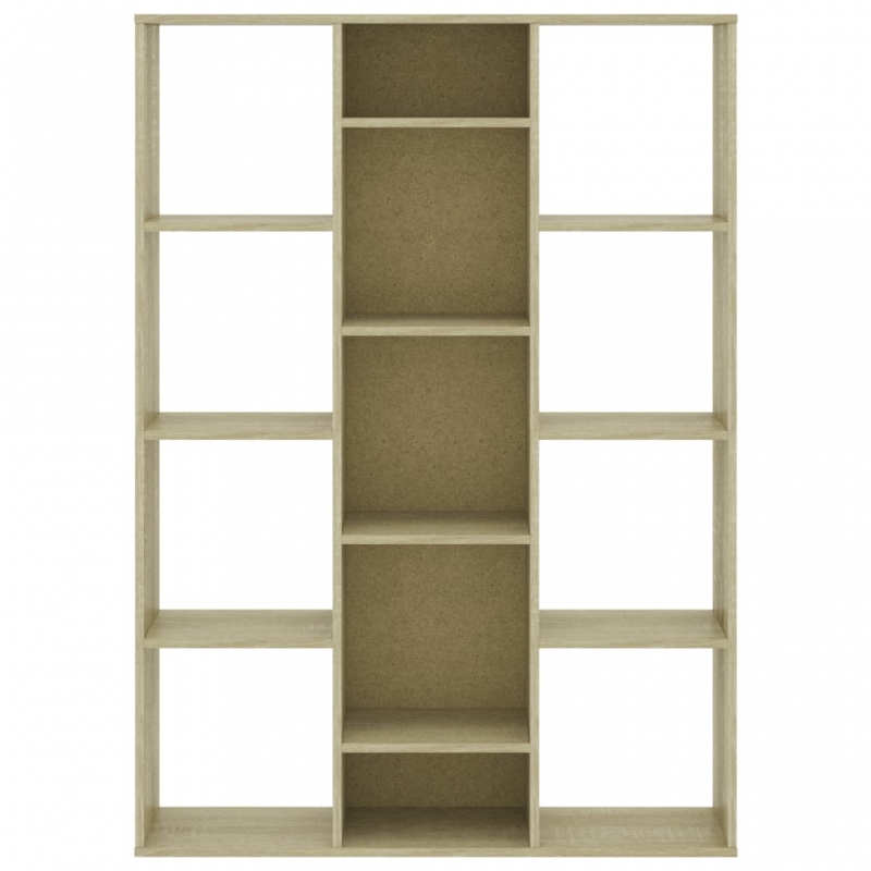 Raumteiler/Bücherregal Sonoma-Eiche 100x24x140 cm Holzwerkstoff