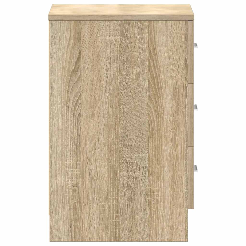 Nachttische 2 Stk. Sonoma-Eiche 38x35x56 cm Holzwerkstoff