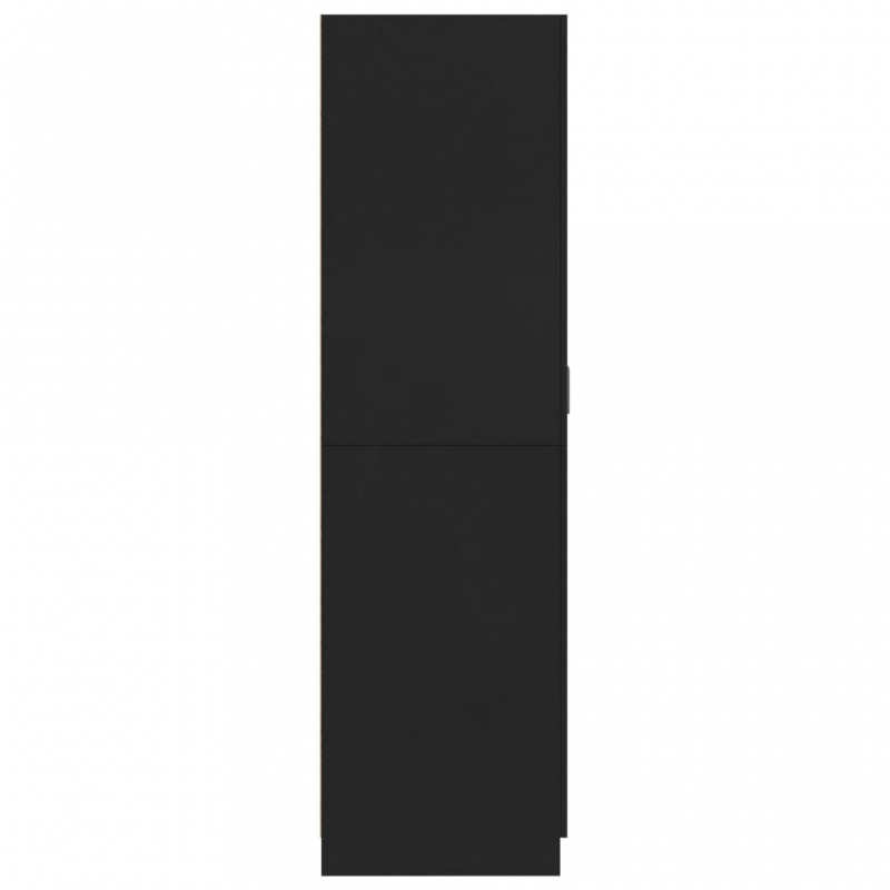 Kleiderschrank Schwarz 80x52x180 cm Holzwerkstoff