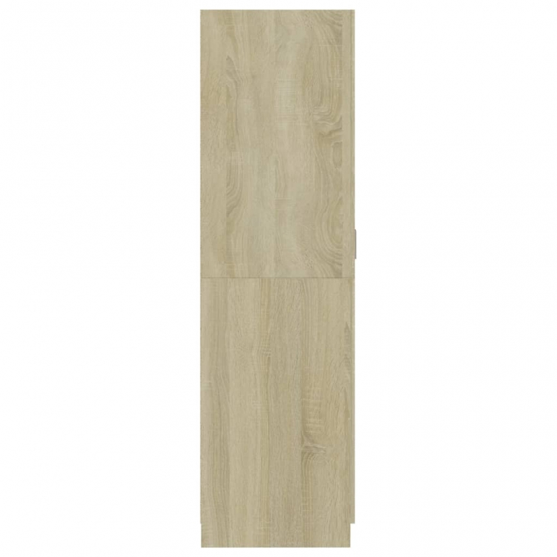 Kleiderschrank Sonoma-Eiche 80x52x180 cm Holzwerkstoff
