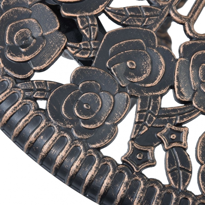 3-tlg. Bistro-Set Aluminiumguss