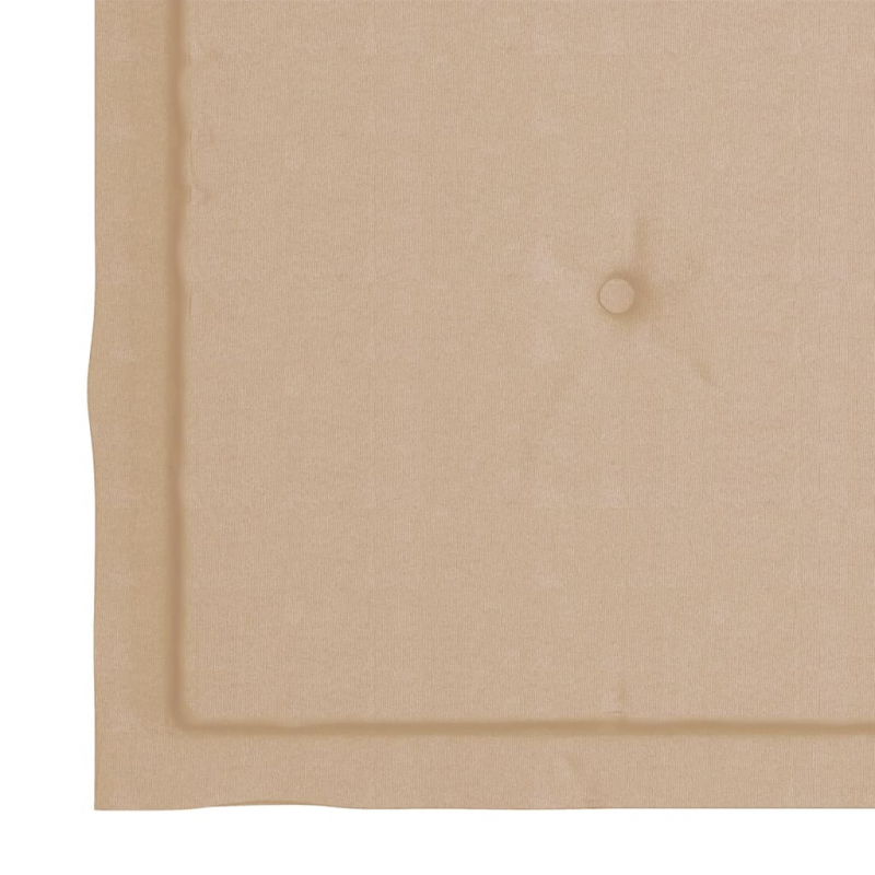 Gartenstuhl-Kissen 4 Stk. Beige 40x40x4 cm Oxford-Gewebe