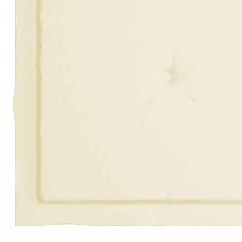 Gartenstuhl-Kissen 2 Stk. Creme 50x50x3 cm Oxford-Gewebe