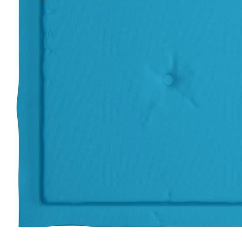Gartenstuhl-Kissen 2 Stk. Blau 50x50x3 cm Oxford-Gewebe