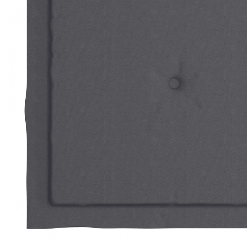 Gartenstuhl-Kissen 2 Stk. Anthrazit 50x50x3 cm Oxford-Gewebe