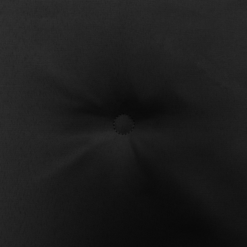 Gartenstuhl-Kissen 2 Stk. Schwarz 50x50x3 cm Oxford-Gewebe