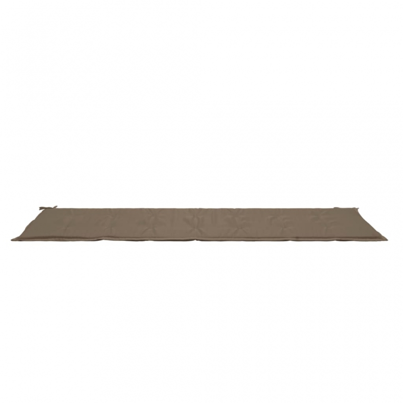 Gartenbank-Auflage Taupe 200x50x3 cm Oxford-Gewebe