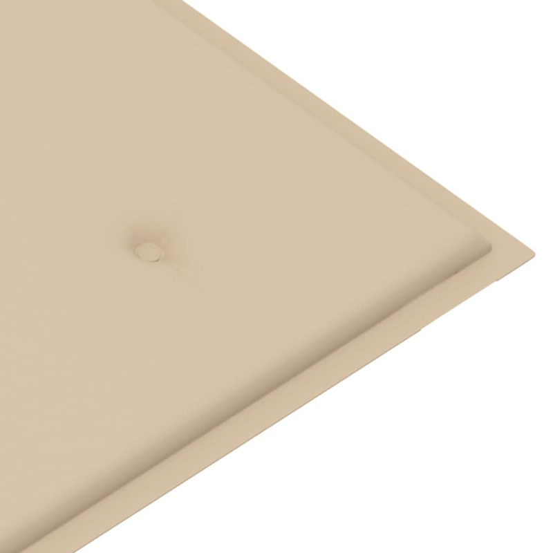 Gartenbank-Auflage Beige 200x50x3 cm Oxford-Gewebe