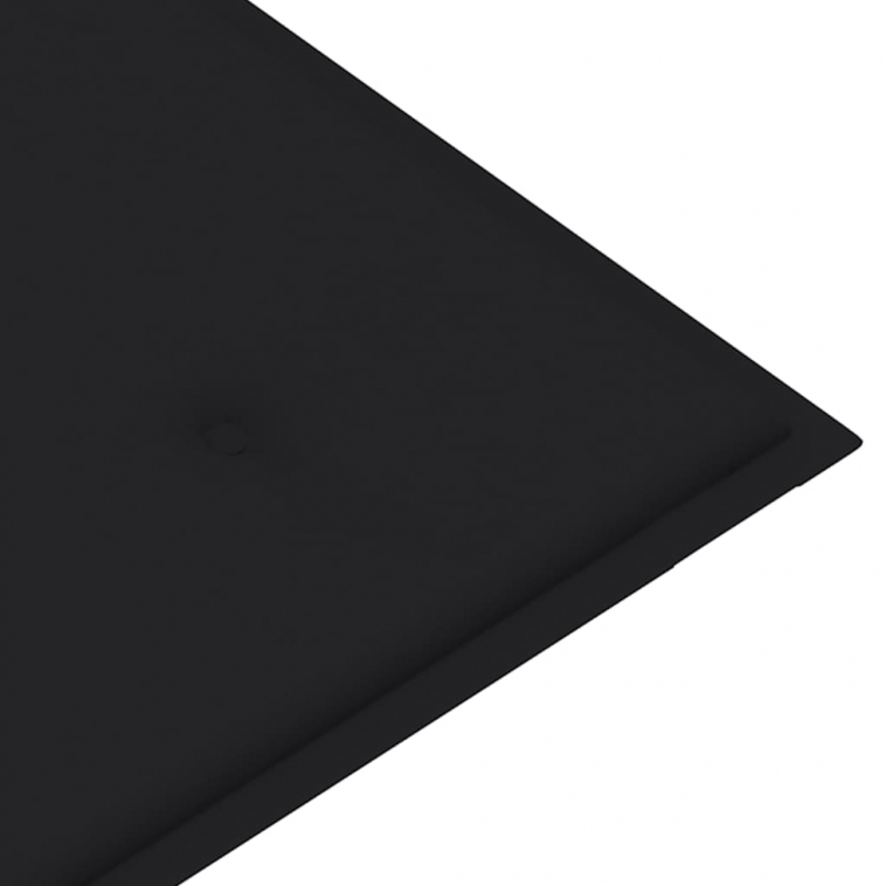 Gartenbank-Auflage Schwarz 120x50x4 cm Oxford-Gewebe