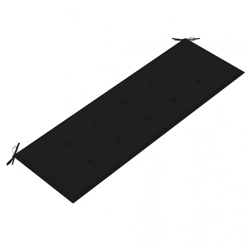 Gartenbank-Auflage Schwarz 150x50x4 cm Oxford-Gewebe