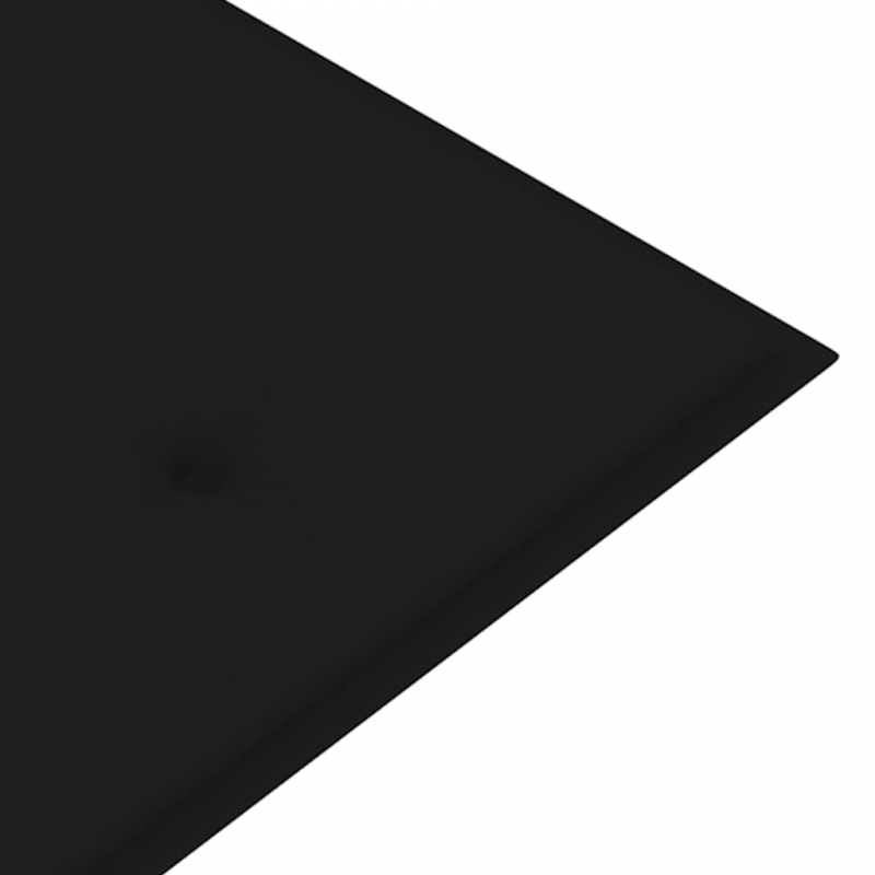 Gartenbank-Auflage Schwarz 150x50x4 cm Oxford-Gewebe