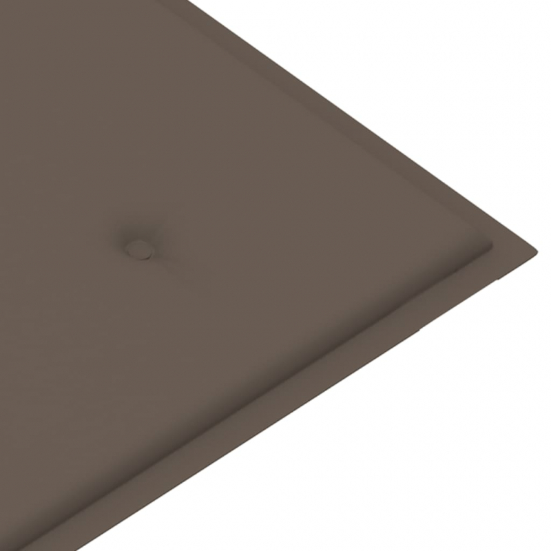 Gartenbank-Auflage Taupe 100x50x3 cm Oxford-Gewebe