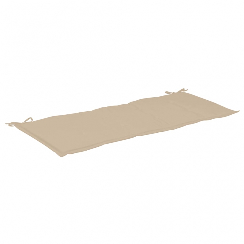 Gartenbank-Auflage Beige 150x50x4 cm Oxford-Gewebe