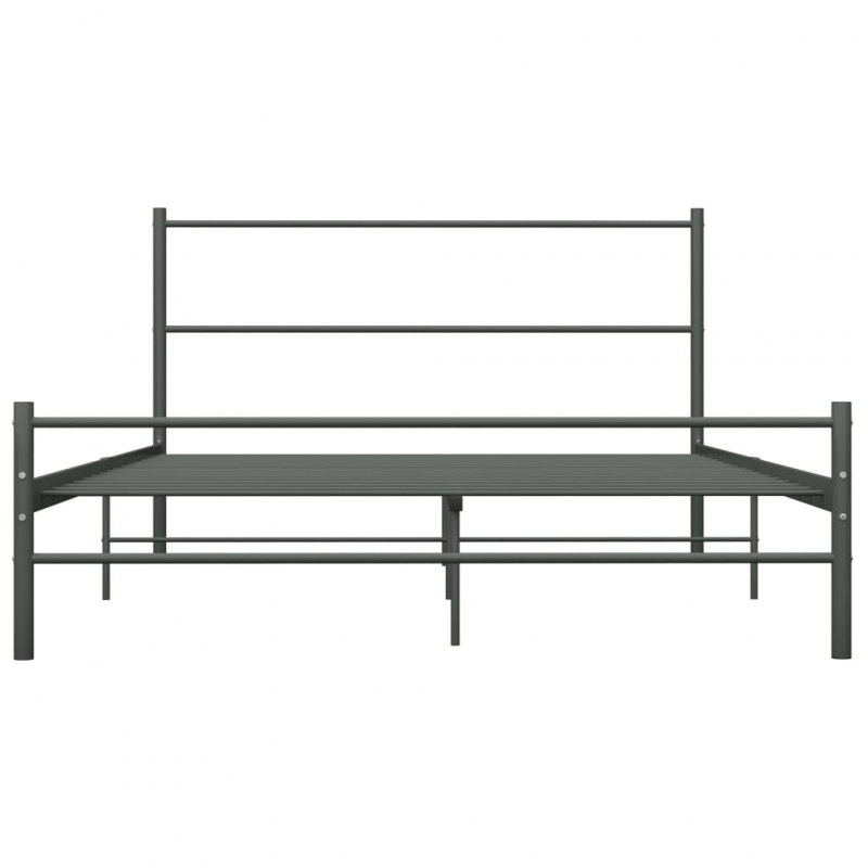 Bettgestell Grau Metall 120x200 cm
