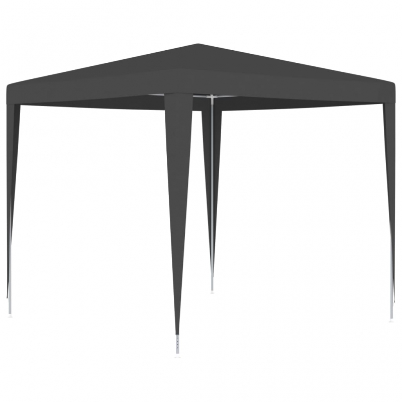 Profi-Partyzelt 2,5×2,5 m Anthrazit 90 g/m²