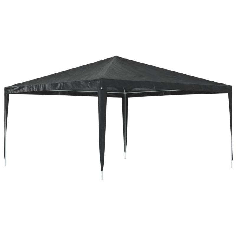 Profi-Partyzelt 4×4 m Anthrazit 90 g/m²