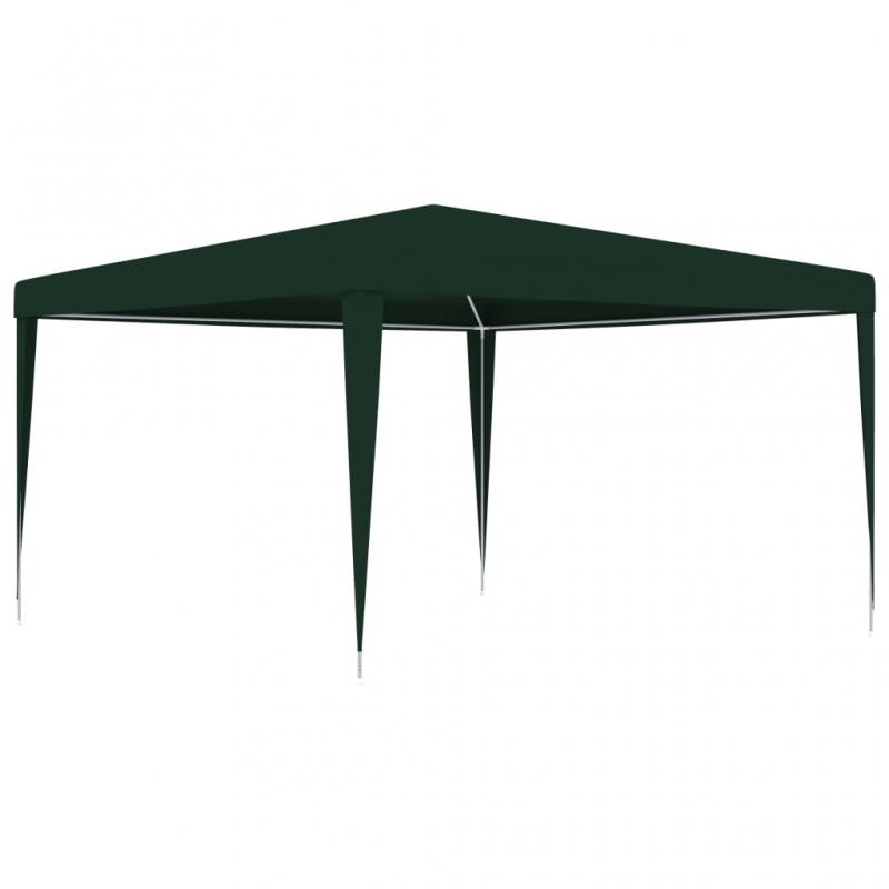 Profi-Partyzelt 4×4 m Grün 90 g/m²