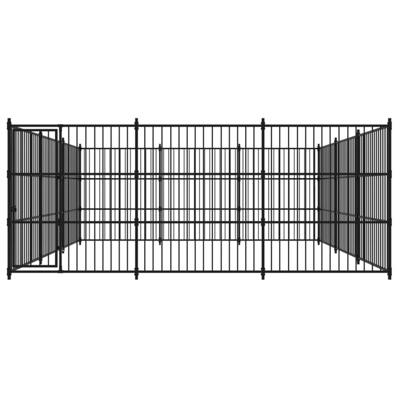 Outdoor-Hundezwinger 450×450×185 cm