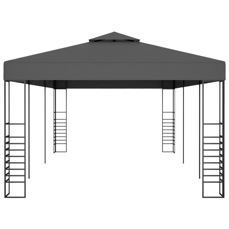 Gartenpavillon 3x6 m Anthrazit