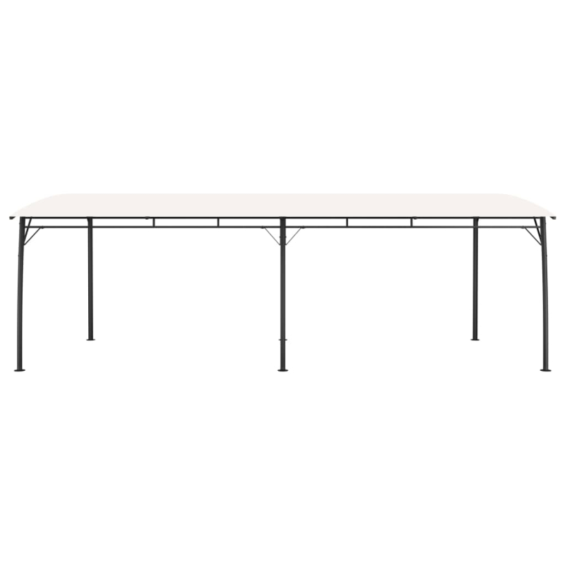 Garten-Sonnenschutz 6x3x2,55 m Cremeweiß