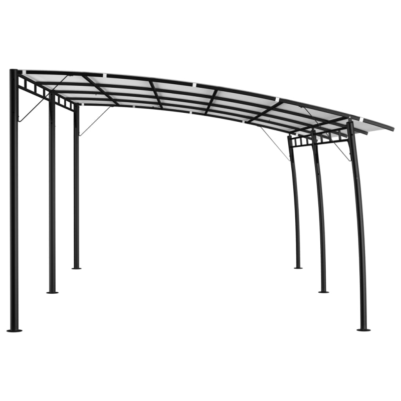 Garten-Sonnenschutz 6x3x2,55 m Cremeweiß