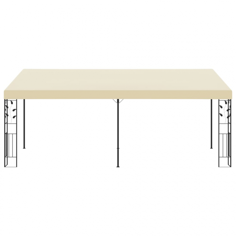 Wand-Pavillon 6x3x2,5 m Cremeweiß
