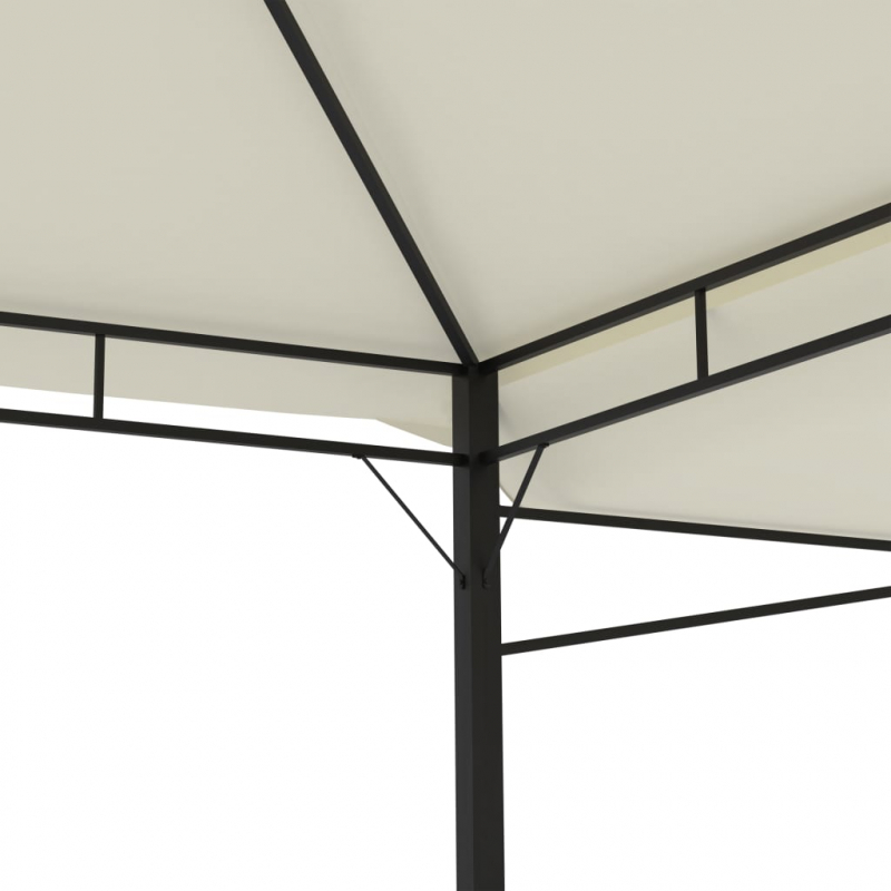 Pavillon mit Doppelt Erweiterten Dächern 3x3x2,75 cm 180 g/m²