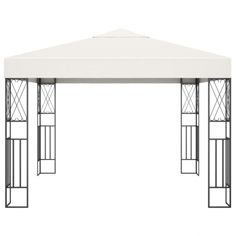 Pavillon 3×3 m Creme Stoff