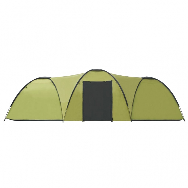 Camping-Zelt Iglu 650x240x190 cm 8 Personen Grün