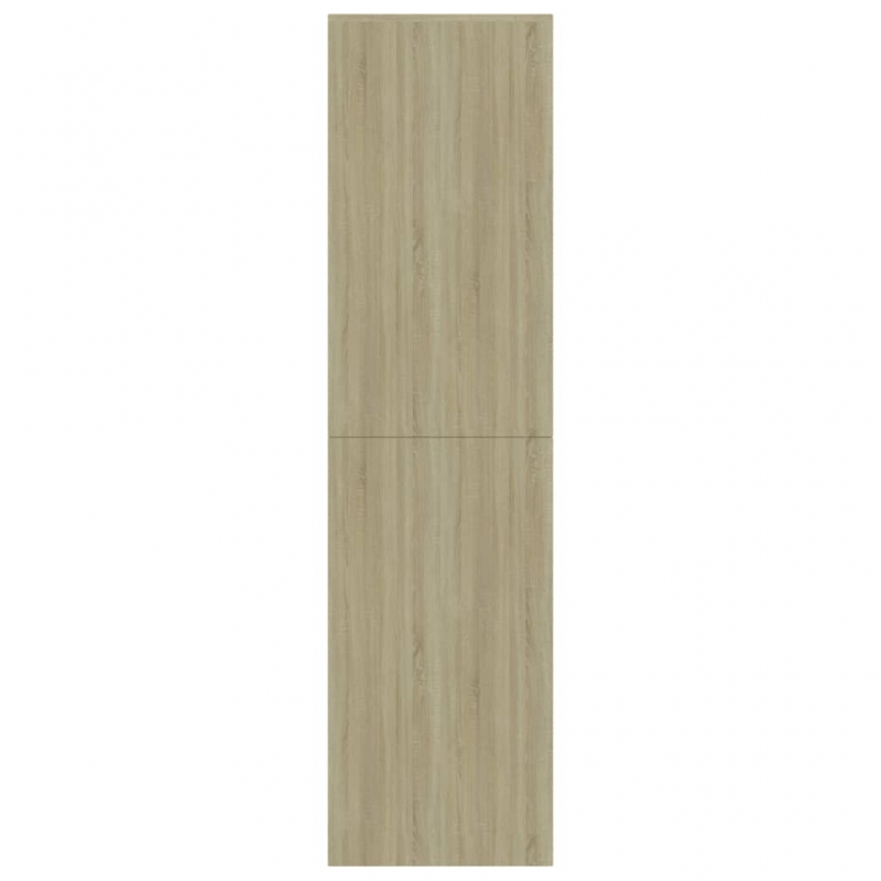 Bücherregal/Raumteiler Sonoma-Eiche 155x24x160 cm Holzwerkstoff