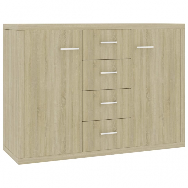 Sideboard Sonoma-Eiche 88x30x65 cm Holzwerkstoff