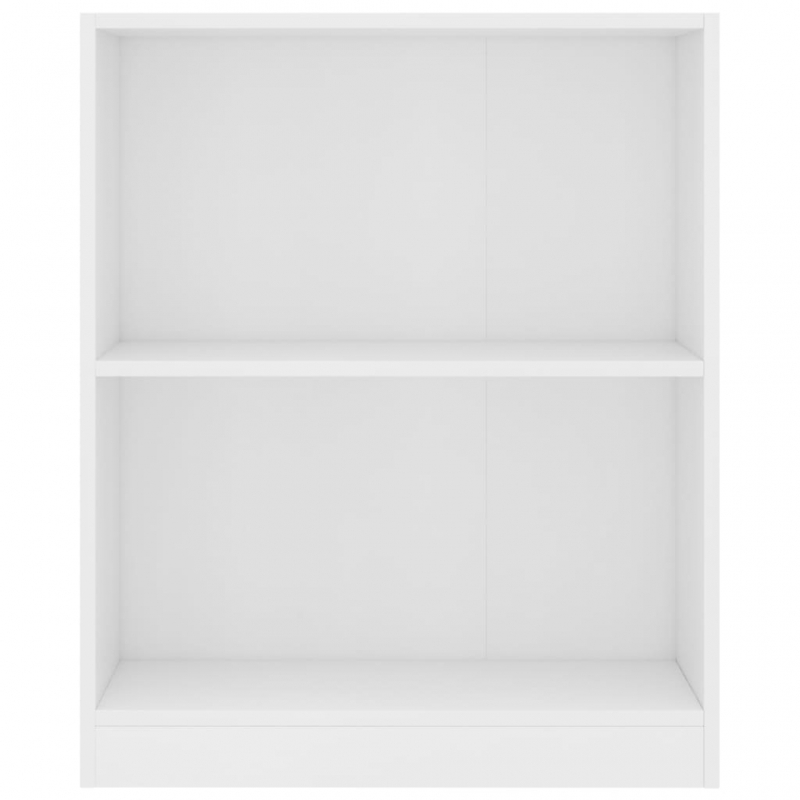 Bücherregal Weiß 60x24x76 cm Holzwerkstoff
