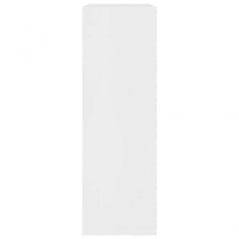 Bücherregal Weiß 60x24x76 cm Holzwerkstoff