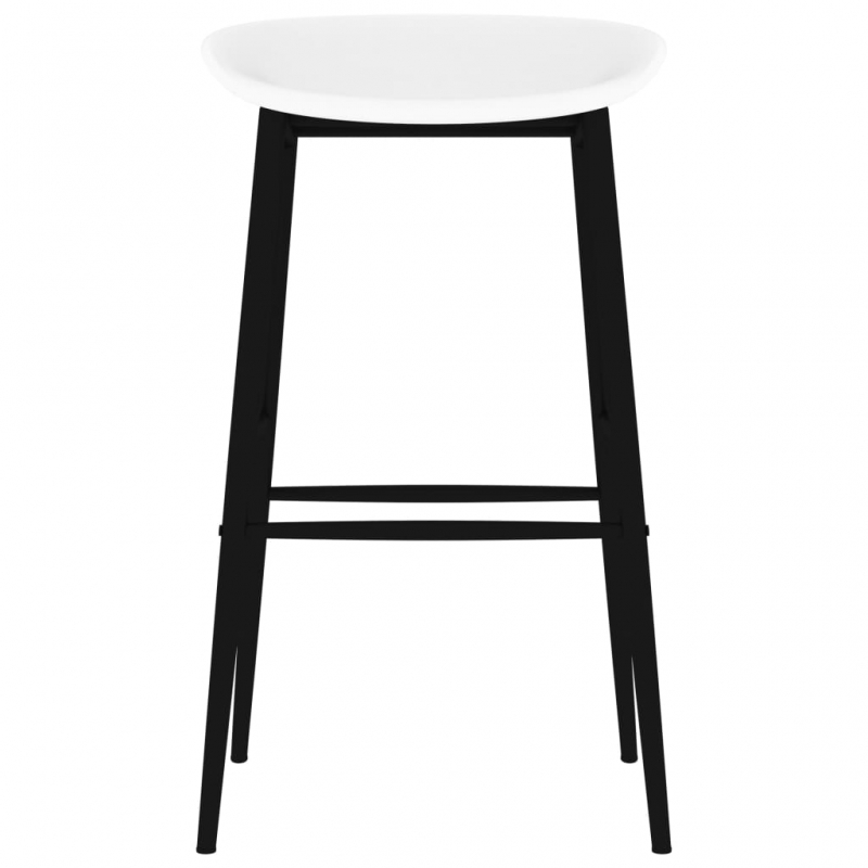 Barhocker 2 Stk. Weiß