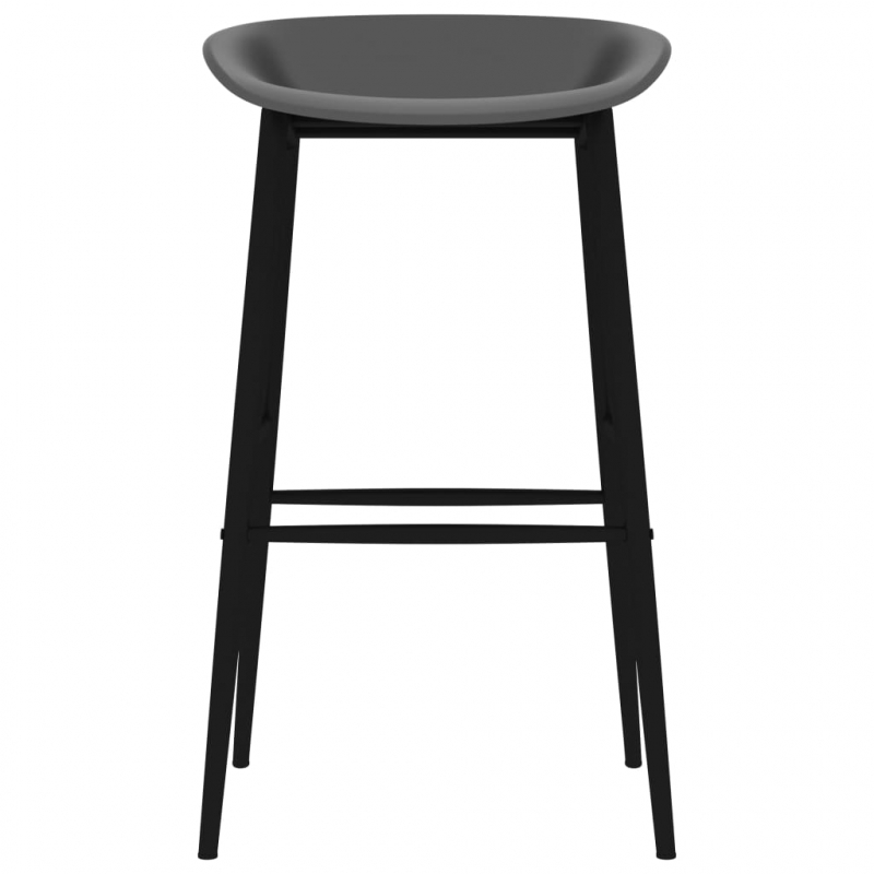 Barhocker 2 Stk. Grau