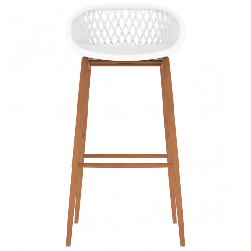 Barhocker 4 Stk. Weiß