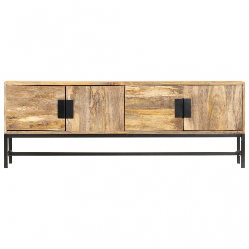 TV-Schrank 140x30x50 cm Massivholz Mango