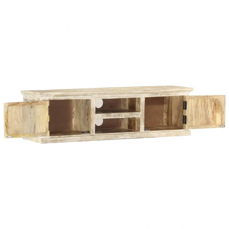 TV-Schrank 130×30×36 cm Massivholz Mango