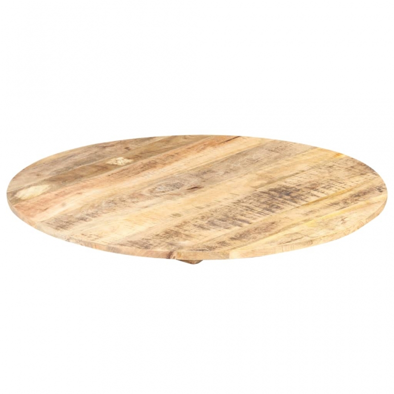 Tischplatte Massivholz Mango Rund 15-16 mm 60 cm