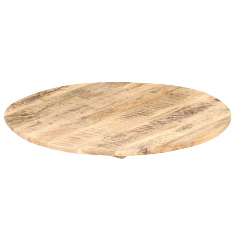 Tischplatte Massivholz Mango Rund 15-16 mm 60 cm