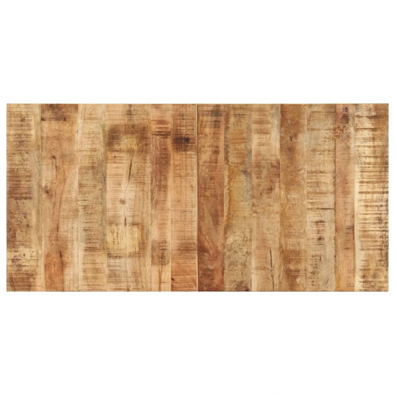Tischplatte Massivholz Mango 25-27 mm 120x60 cm