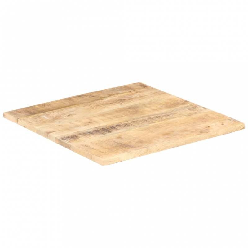Tischplatte Massivholz Mango 25-27 mm 70x70 cm