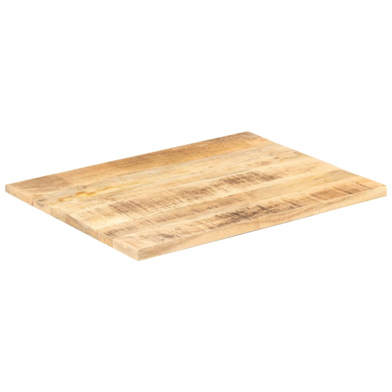 Tischplatte Massivholz Mango 25-27 mm 90x70 cm