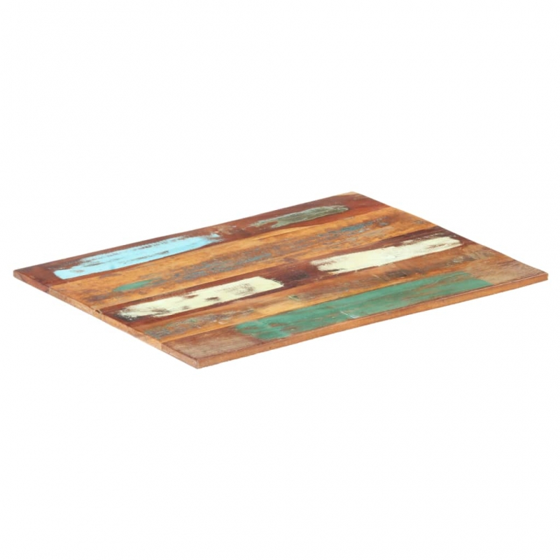 Tischplatte Rechteckig 70x80 cm 15-16 mm Altholz Massiv